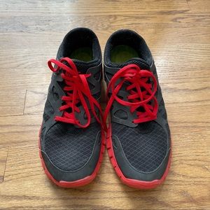 VGUC Nike Free Run+ 2 Reflective Black/Red (Men’s US Size 8.5)